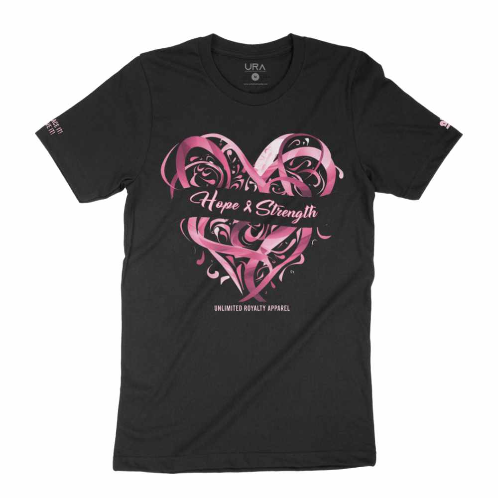Strength & Hope Ribbon Tee - Unlimited Royalty Apparel