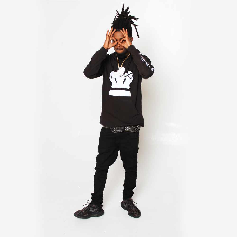 Black Crown Hoodie - Unlimited Royalty Apparel- Best lightweight hoodie