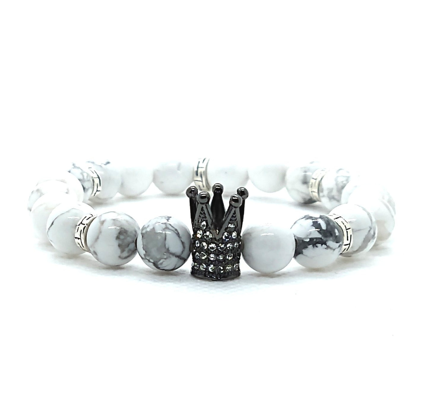 Crown Me Black Sire - Black Crown Bracelet - Unlimited Royalty Apparel