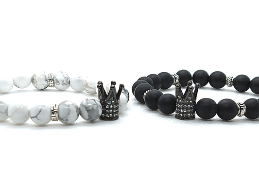 Crown Me Black Sire - Black Crown Bracelet - Unlimited Royalty Apparel