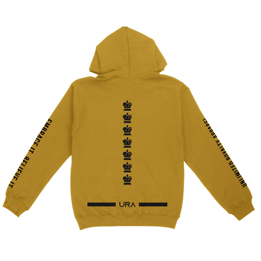 Gold Crown Hoodie - Unlimited Royalty Apparel