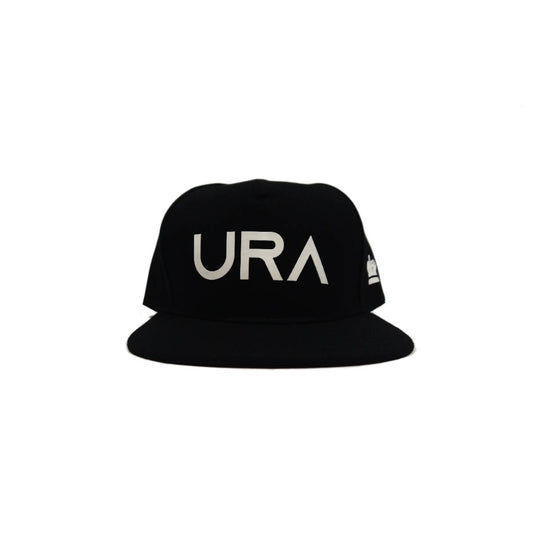 URA Logo Snapback Hat - Black - Unlimited Royalty Apparel