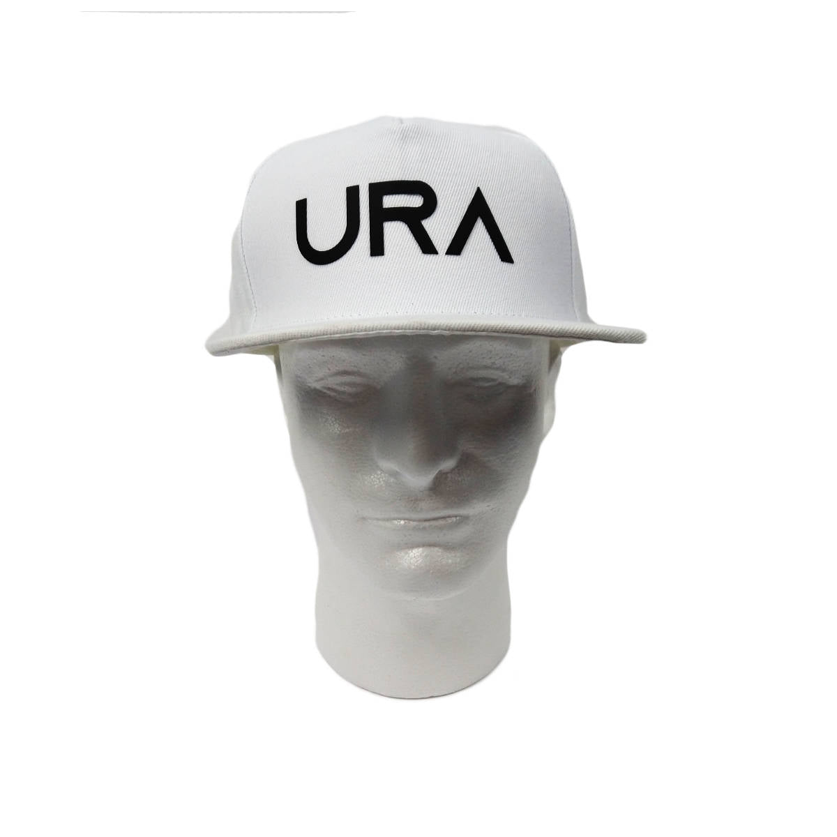 URA Logo Snapback Hat - White - Unlimited Royalty Apparel