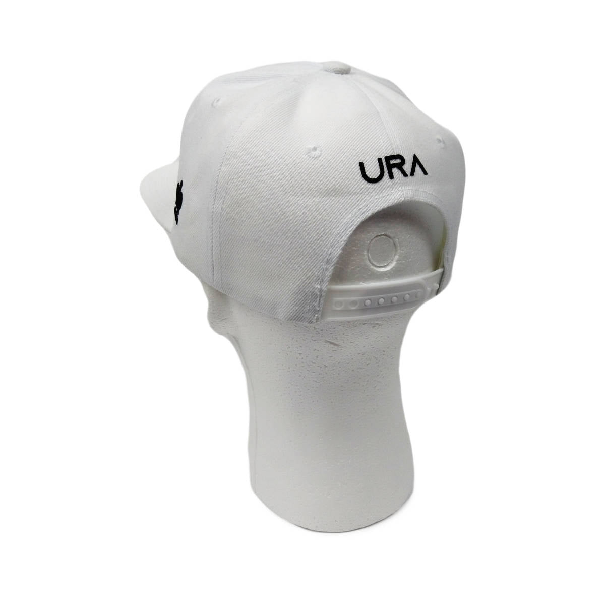 URA Logo Snapback Hat - White - Unlimited Royalty Apparel