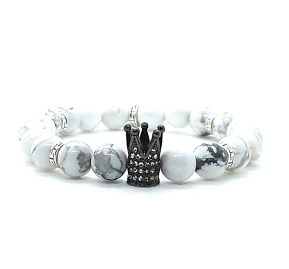 Crown Me Black Sire - Black Crown Bracelet - Unlimited Royalty Apparel