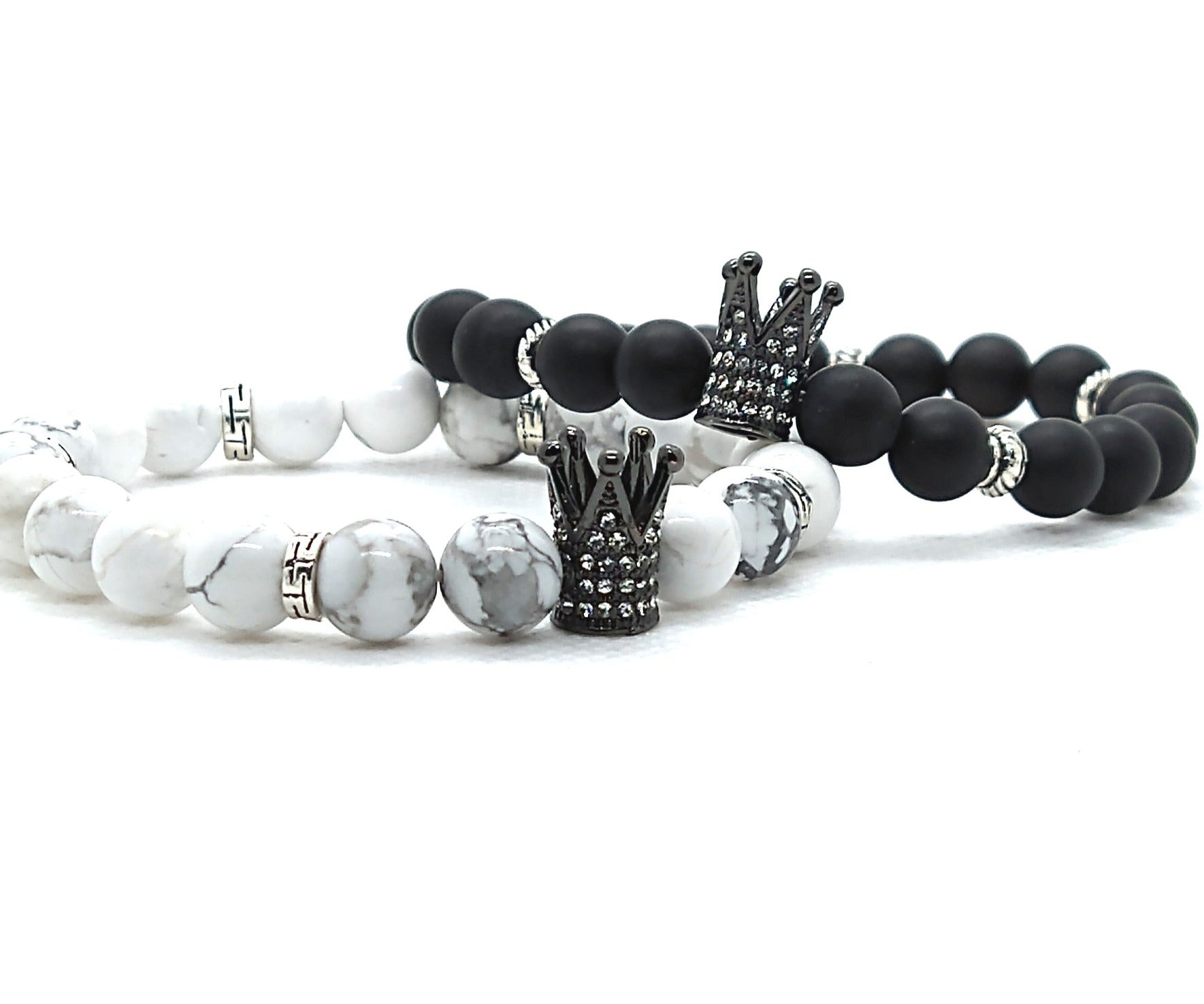 Crown Me Black Sire - Black Crown Bracelet - Unlimited Royalty Apparel