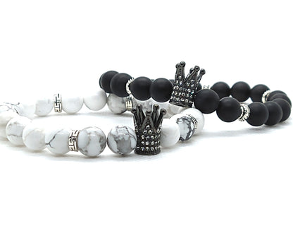 Crown Me Black Sire - Black Crown Bracelet - Unlimited Royalty Apparel