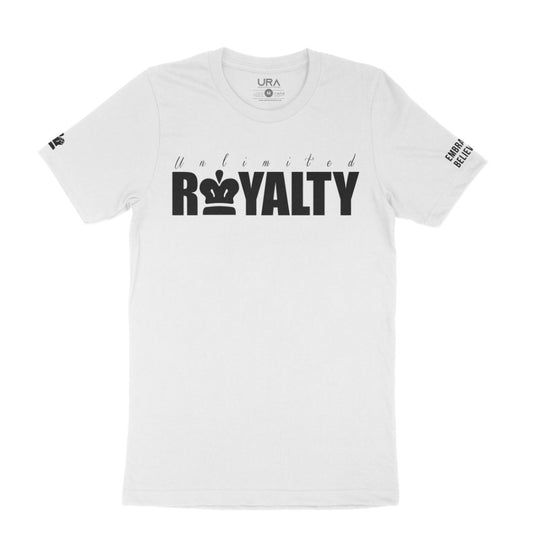 URA Classic Tee White SS - Unlimited Royalty Apparel